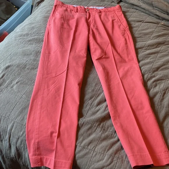 Mens Polo Ralph Lauren Stretch Cotton Twill Straight Fit Pants | Size 32/30 - Picture 3 of 10